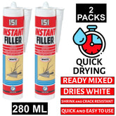 2X Instant Filler Cartridge 280ml Instant Filler